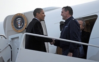 President-elect Obama and Col. Scott Turner - January 4, 2009 (AFP/Getty Images)